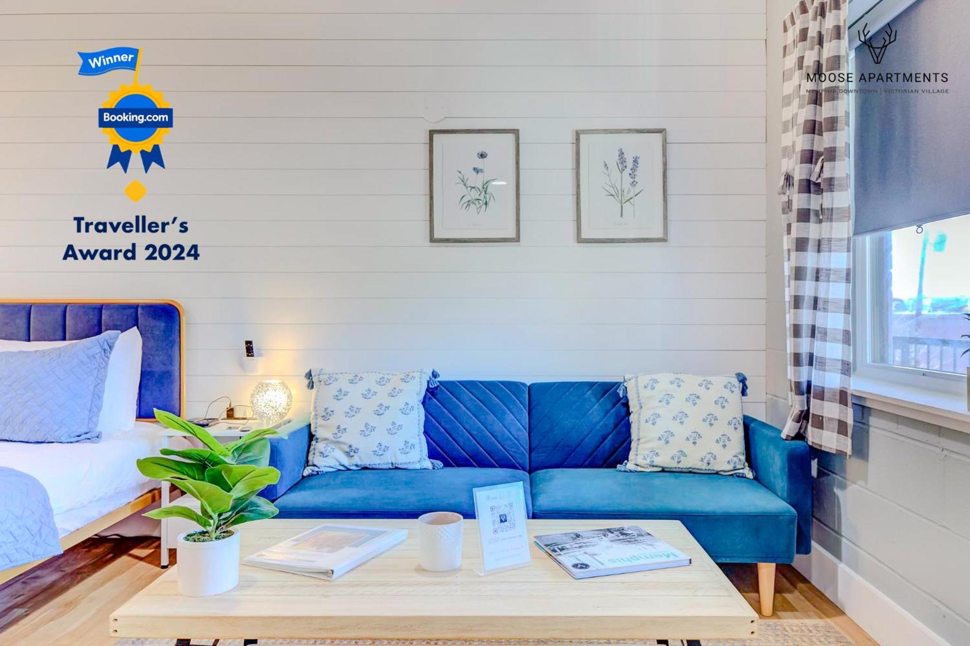 The Moose #8 - Modern Luxe Loft With King Bed & Free Parking & Wifi Lejlighed Memphis Eksteriør billede