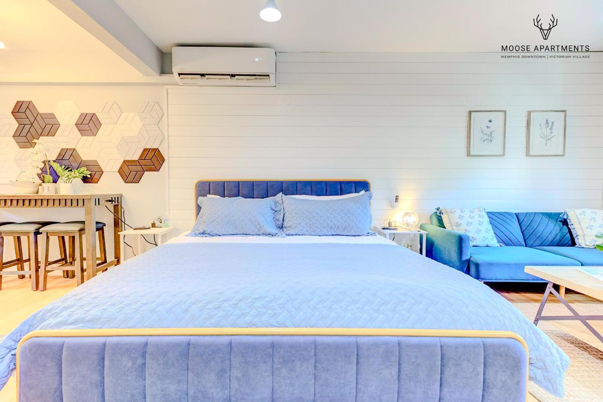 The Moose #8 - Modern Luxe Loft With King Bed & Free Parking & Wifi Lejlighed Memphis Eksteriør billede