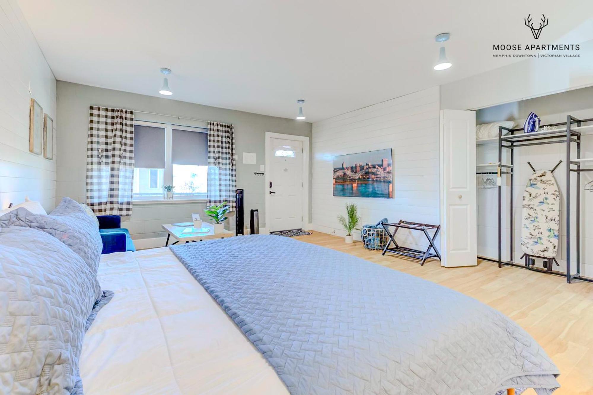 The Moose #8 - Modern Luxe Loft With King Bed & Free Parking & Wifi Lejlighed Memphis Eksteriør billede