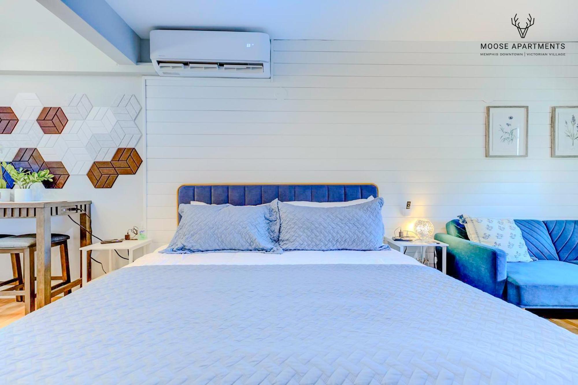 The Moose #8 - Modern Luxe Loft With King Bed & Free Parking & Wifi Lejlighed Memphis Eksteriør billede