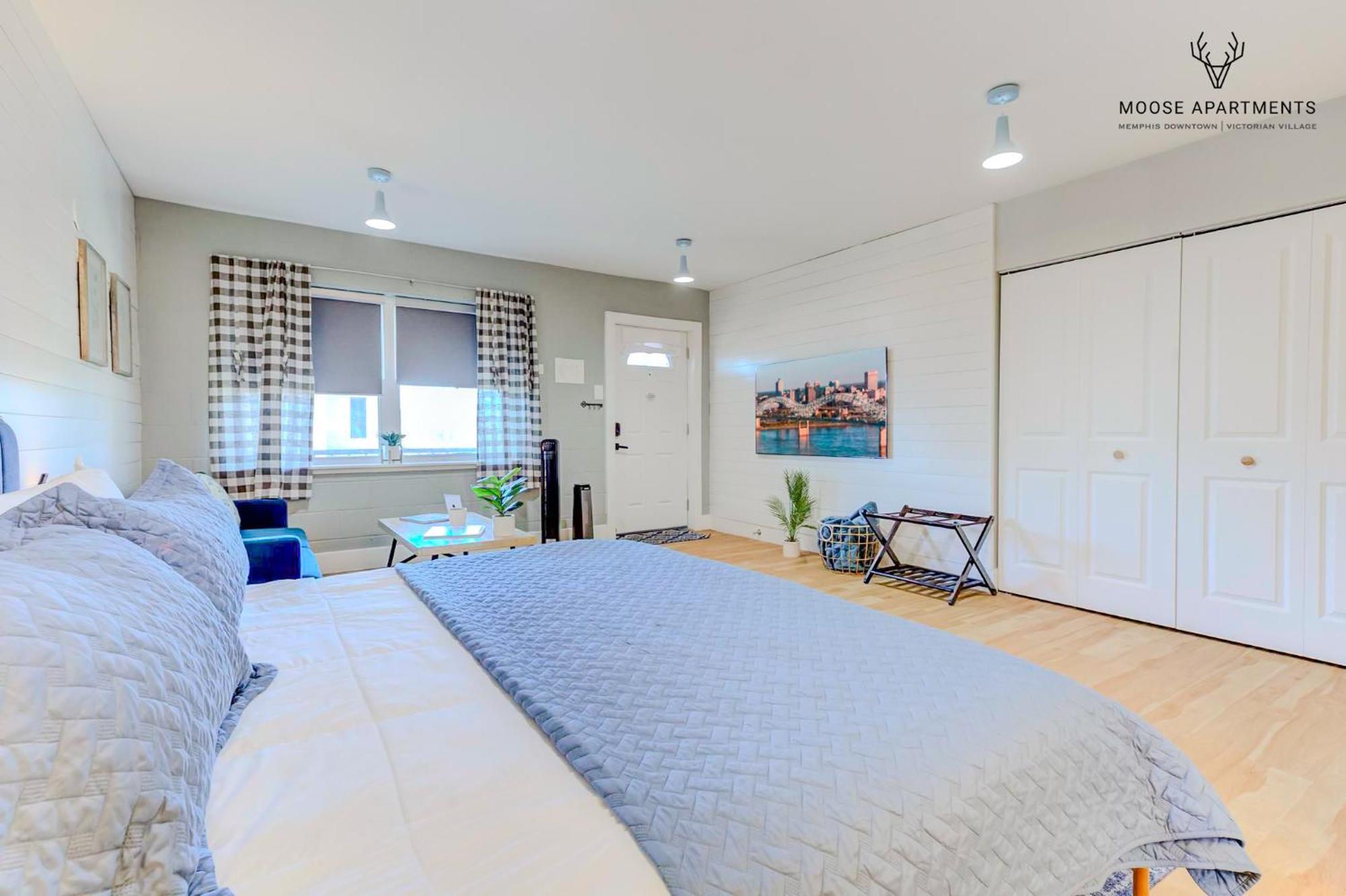 The Moose #8 - Modern Luxe Loft With King Bed & Free Parking & Wifi Lejlighed Memphis Eksteriør billede