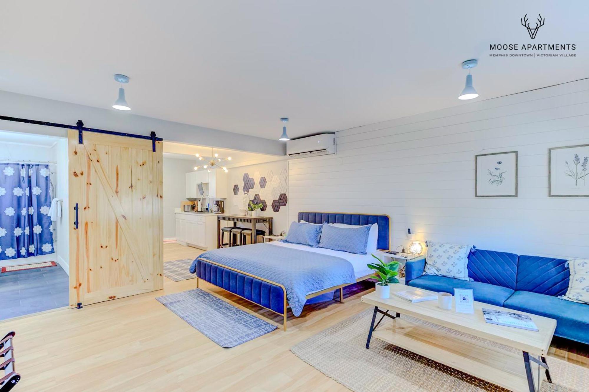 The Moose #8 - Modern Luxe Loft With King Bed & Free Parking & Wifi Lejlighed Memphis Eksteriør billede